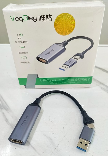 Cáp chuyển đổi USB 3.0/ Type C sang HDMI VegGieg V-Z632